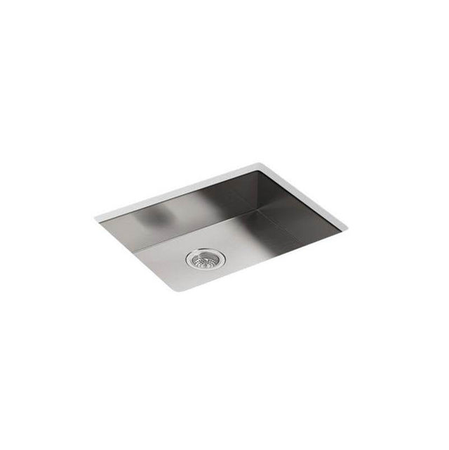 Kohler - VaultE 25'' top-/undermount single-bowl kitchen sink - Stainless Steel