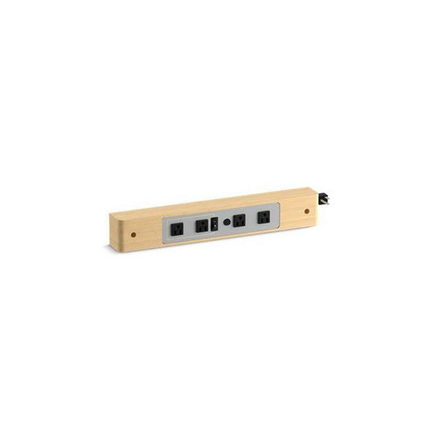 Kohler - Tailored Vanity Collection Side-mount electrical outlets for KOHLER Tailored vanities - Natural Maple