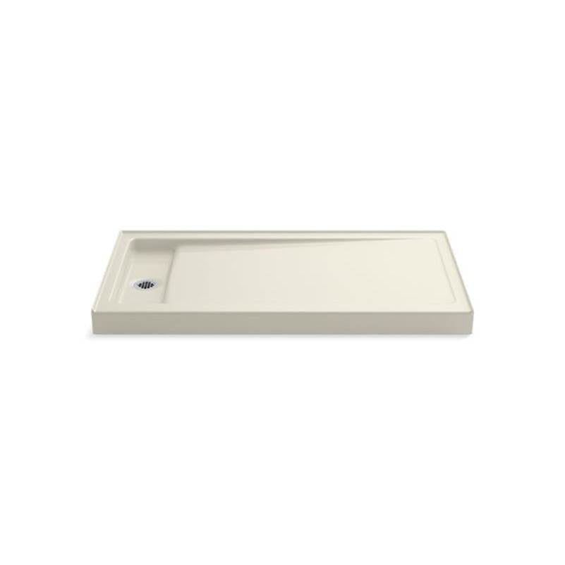Kohler - Bellwether 60'' x 32'' alcove shower base, left drain - Biscuit