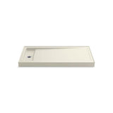 Kohler - Bellwether 60'' x 32'' alcove shower base, left drain - Biscuit