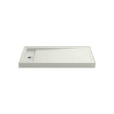 Kohler - Bellwether 60'' x 32'' alcove shower base, left drain - Dune