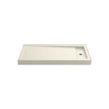 Kohler - Bellwether 60'' x 32'' alcove shower base, right offset drain - Biscuit