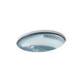 Kohler - Whist 19'' oval undermount bathroom sink, no overflow - Translucent Dusk