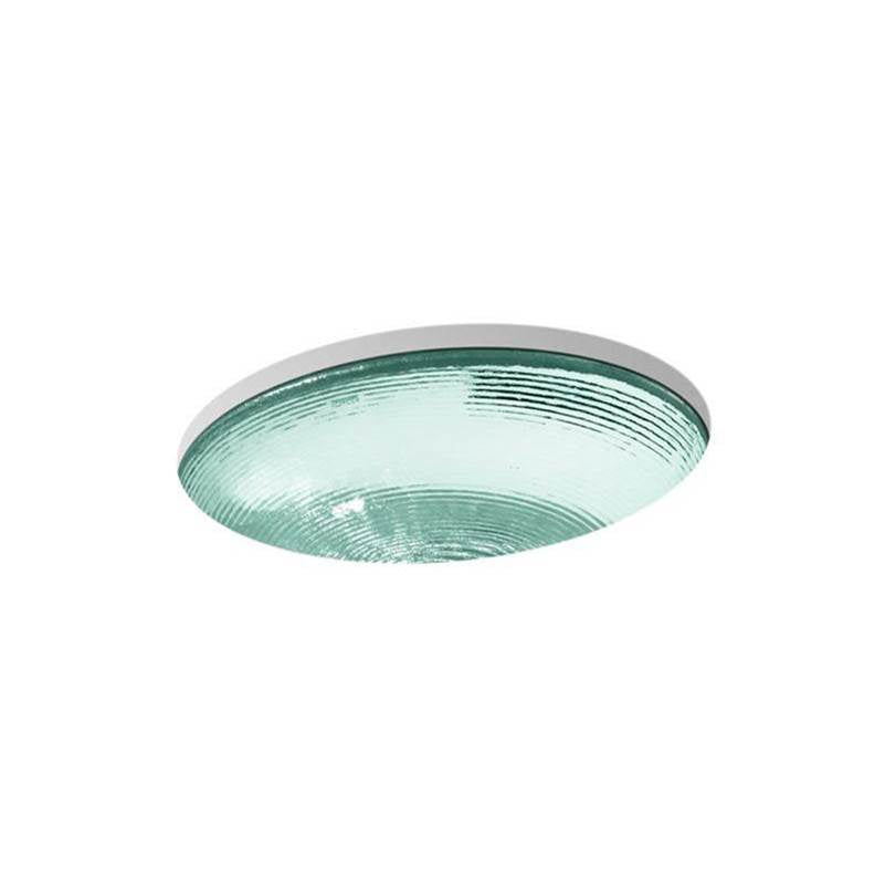 Kohler - Whist 19'' oval undermount bathroom sink, no overflow - Translucent Dew