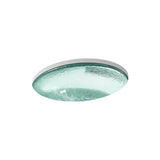 Kohler - Whist 19'' oval undermount bathroom sink, no overflow - Translucent Dew