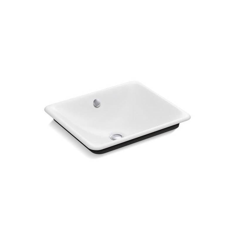 Kohler - Iron Plains 18-1/2'' rectangular vessel bathroom sink - White