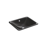 Kohler - Iron Plains 18-1/2'' rectangular drop-in/undermount bathroom sink - Black