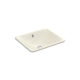 Kohler - Iron Plains 18-1/2'' rectangular drop-in/undermount bathroom sink - Biscuit