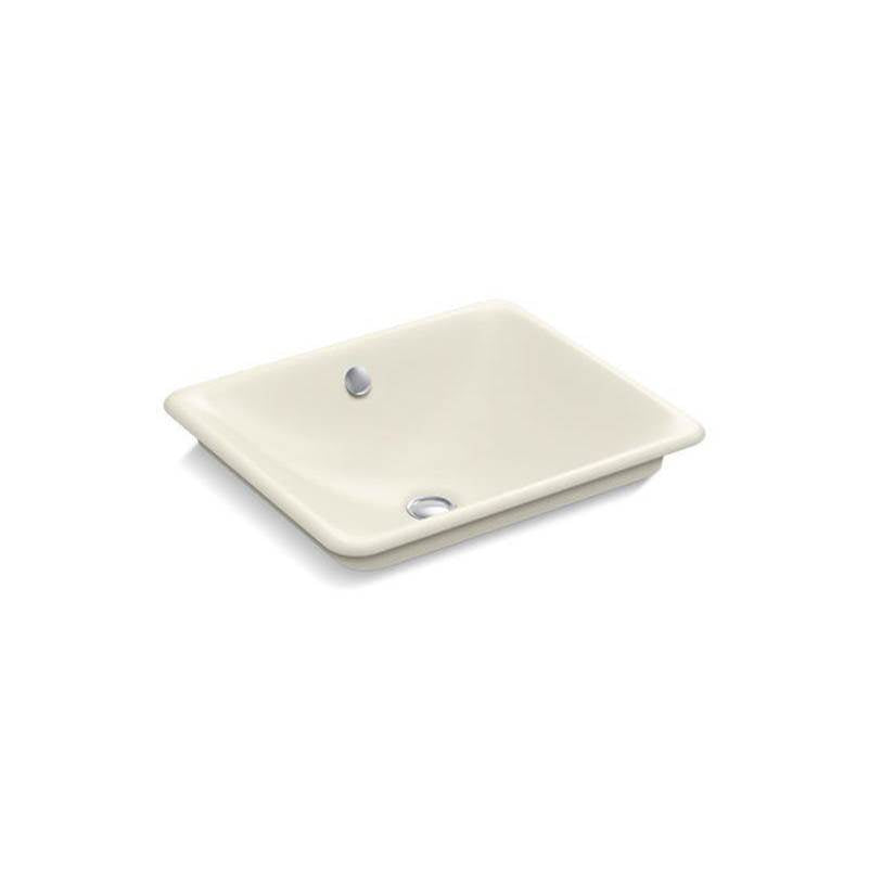 Kohler - Iron Plains 18-1/2'' rectangular vessel bathroom sink - Biscuit