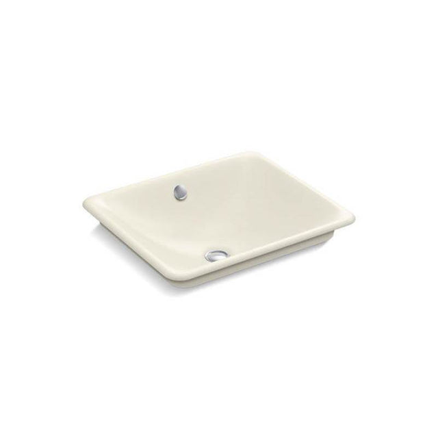 Kohler - Iron Plains 18-1/2'' rectangular vessel bathroom sink - Biscuit