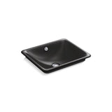 Kohler - Iron Plains 18-1/2'' rectangular vessel bathroom sink - Black
