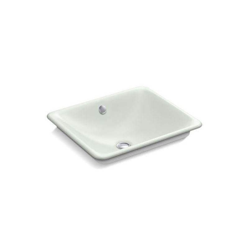 Kohler - Iron Plains 18-1/2'' rectangular vessel bathroom sink - Sea Salt