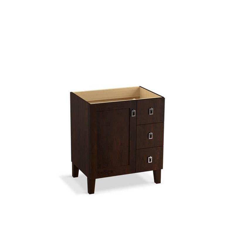 Kohler - Poplin 30'' bathroom vanity cabinet - Claret Suede