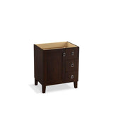 Kohler - Poplin 30'' bathroom vanity cabinet - Claret Suede