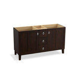 Kohler - Poplin 60'' bathroom vanity cabinet - Claret Suede