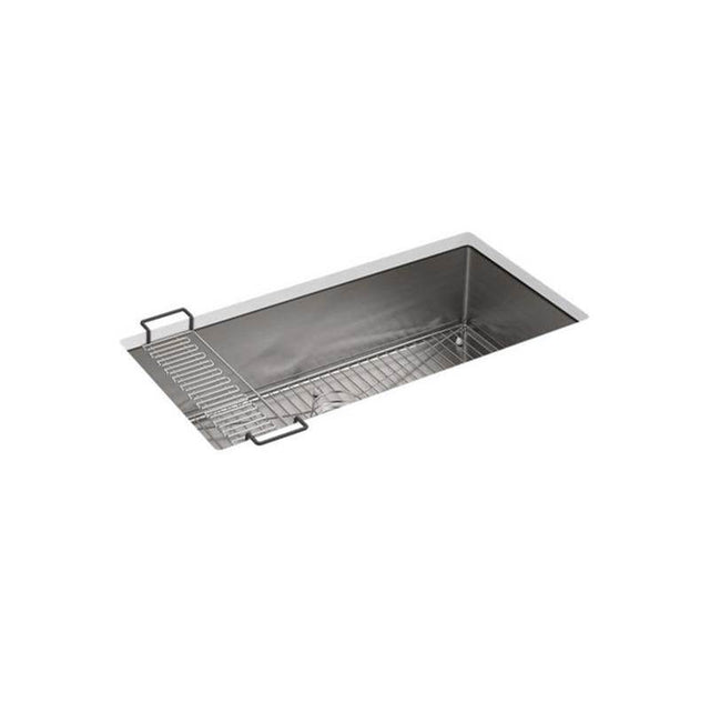 Kohler - Strive 35'' undermount single-bowl kitchen sink - Stainless Steel