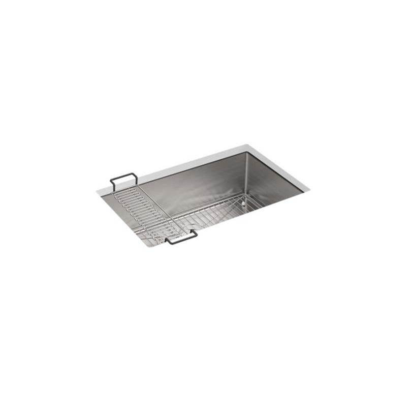 Kohler - Strive 29'' undermount single-bowl kitchen sink - Stainless Steel