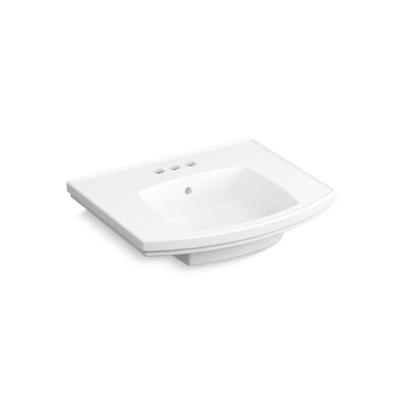 Kohler - Kelston 23-3/4'' rectangular pedestal bathroom sink - White