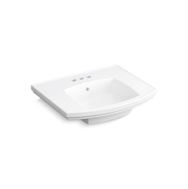 Kohler - Kelston 23-3/4'' rectangular pedestal bathroom sink - White