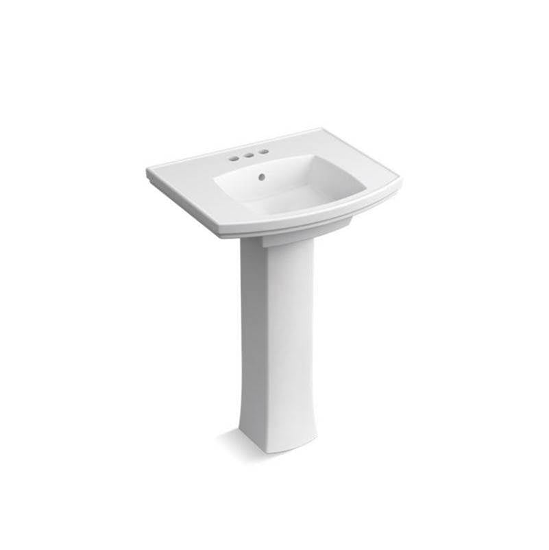 Kohler - Kelston 23-3/4'' rectangular pedestal bathroom sink - White