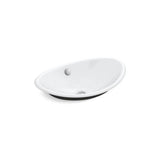 Kohler - Iron Plains 20-3/4'' oval vessel bathroom sink - White