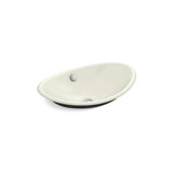 Kohler - Iron Plains 20-3/4'' oval vessel bathroom sink - Biscuit