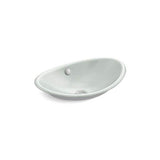 Kohler - Iron Plains 20-3/4'' oval vessel bathroom sink - Sea Salt
