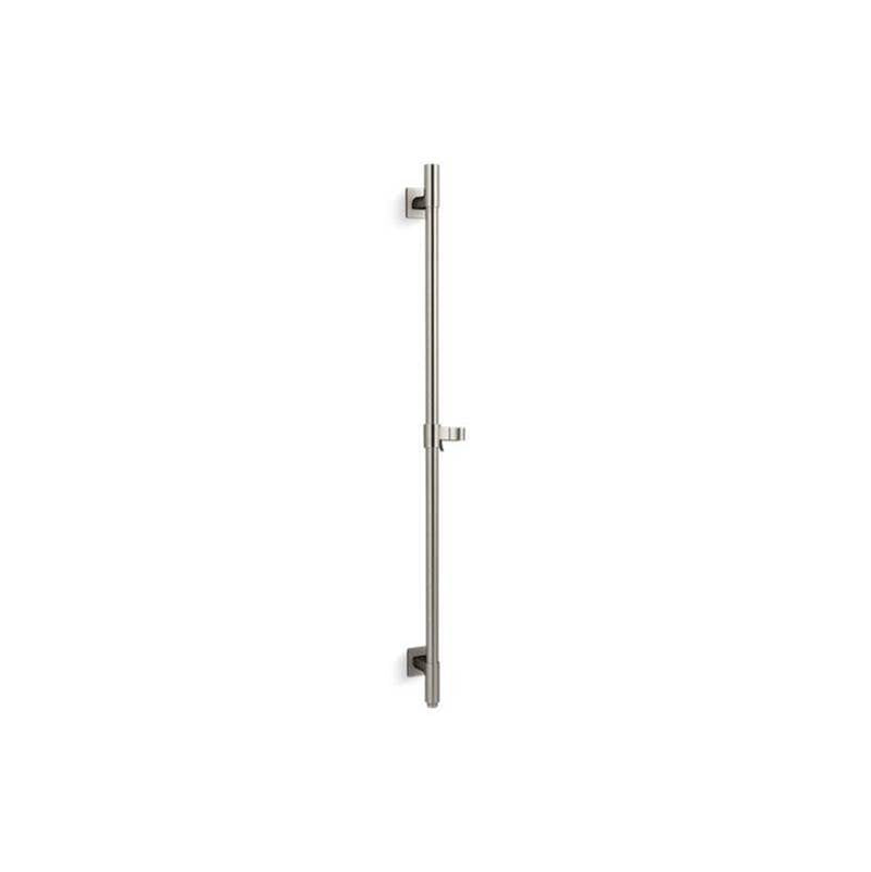 Kohler - Awaken 42'' deluxe slidebar with integrated water supply - Vibrant Brushed Nickel