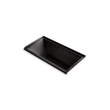 Kohler - Underscore 60'' x 30'' drop-in/alcove heated whirlpool bath, right drain - Black
