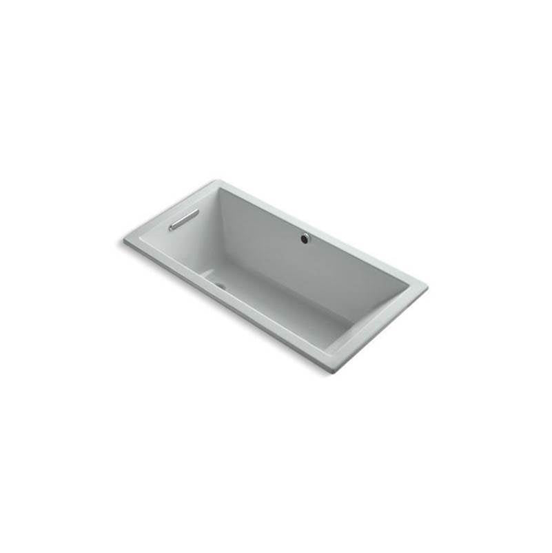 Kohler - Underscore 60'' x 30'' drop-in bath with Bask heated surface - Ice Grey