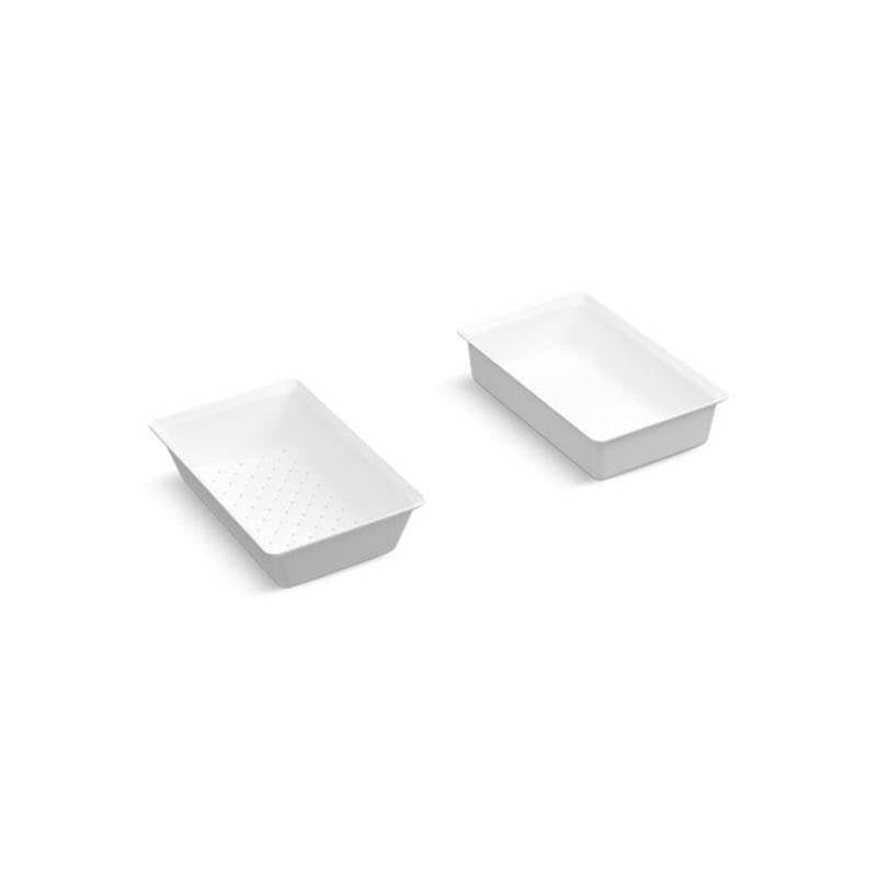 Kohler - Prolific Colander and wash bin - White