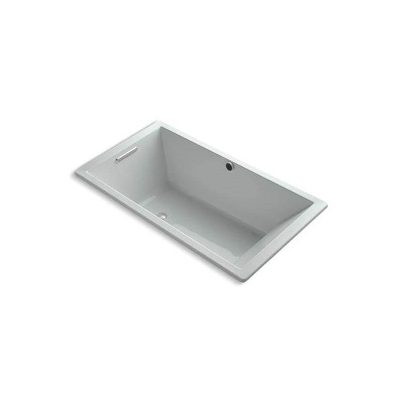 Kohler - Underscore 66'' x 36'' drop-in bath with Bask heated surface - Ice Grey