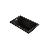 Kohler - Underscore 60'' x 36'' drop-in bath with Bask heated surface - Black