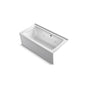 Kohler - Archer 60'' x 30'' alcove whirlpool bath with Bask heated surface, left drain - White