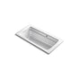 Kohler - Archer 66'' x 32'' drop-in bath with Bask heated surface - White