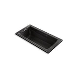 Kohler - Archer 66'' x 32'' drop-in bath with Bask heated surface - Black