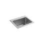 Kohler - BalladE 25'' top-mount single-bowl utility sink - Stainless Steel