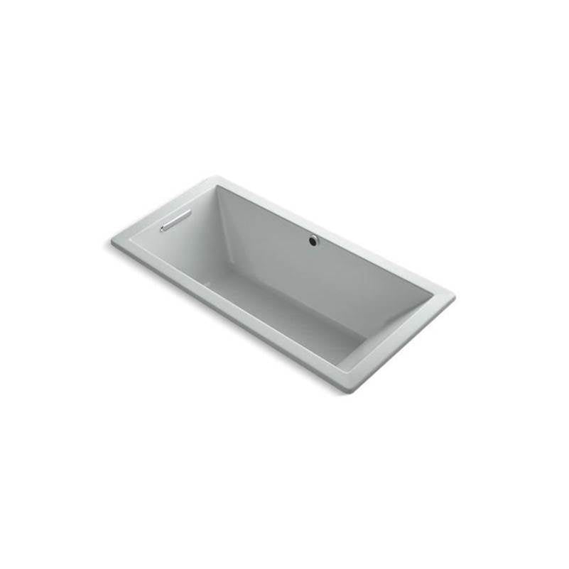 Kohler - Underscore 66'' x 32'' drop-in bath with Bask heated surface - Ice Grey