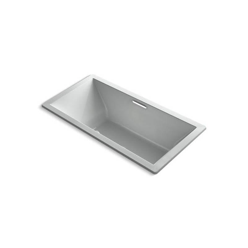 Kohler - Underscore 72'' x 36'' drop-in bath with Bask heated surface - Ice Grey
