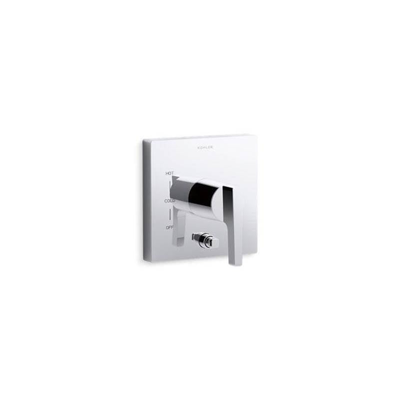 Kohler - Honesty Rite-Temp valve trim with push-button diverter - Polished Chrome