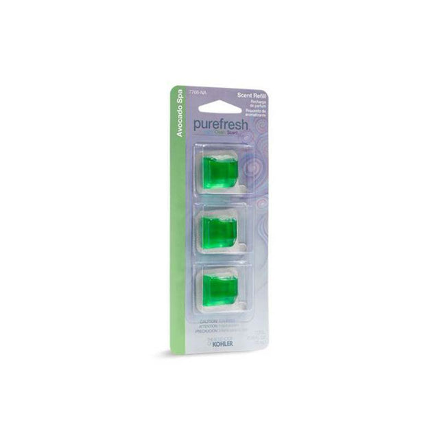 Kohler - Purefresh Refill scent packs for Purefresh toilet seat, Avocado Spa