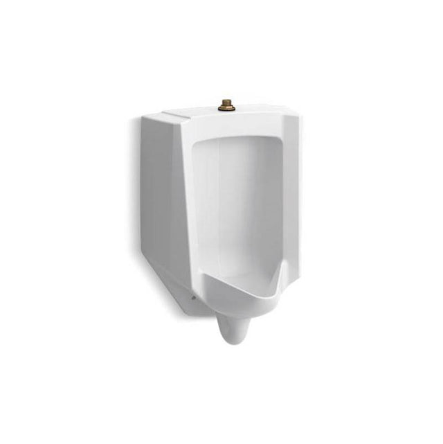 Kohler - BardonE High-Efficiency Urinal (HEU), washout, wall-hung, 0.125 gpf to 1.0 gpf, top spud - White