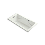 Kohler - Tea-for-Two 71-3/4'' x 36'' drop-in Heated BubbleMassageE - Dune