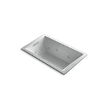 Kohler - Underscore 60'' x 36'' drop-in heated whirlpool bath - Ice Grey