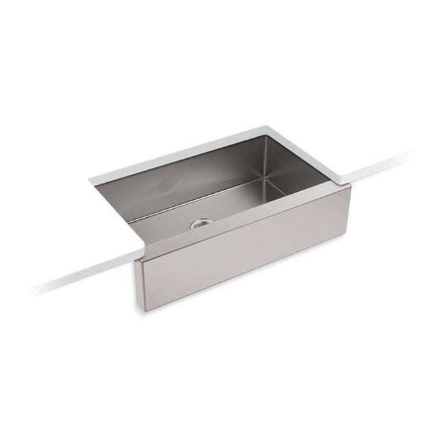 Kohler - Strive 35-1/2'' undermount single-bowl farmhouse kitchen sink - Stainless Steel