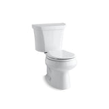 Kohler - Wellworth Two-piece round-front toilet, dual-flush - White