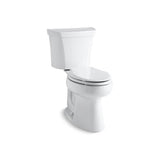 Kohler - Highline Two-piece elongated toilet, dual-flush - White