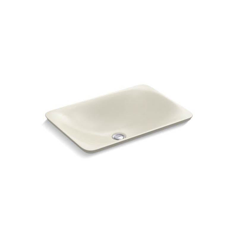 Kohler - Carillon 21-1/4'' rectangular drop-in bathroom sink, no overflow - Biscuit