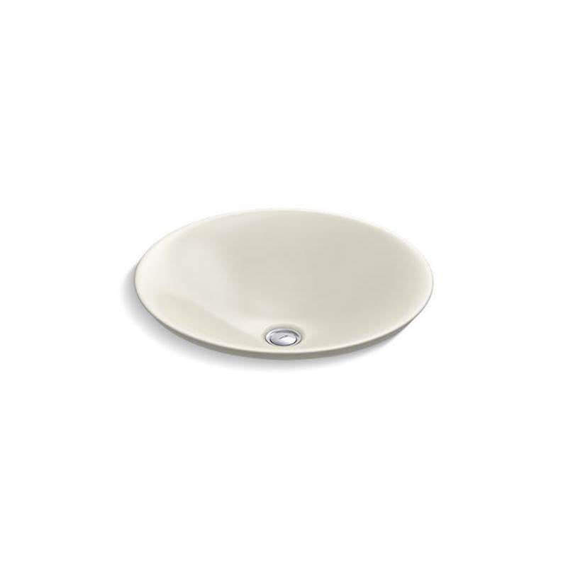 Kohler - Carillon 17-3/4'' round drop-in bathroom sink, no overflow - Biscuit