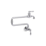 Kohler - Artifacts Wall-mount pot filler - Polished Chrome